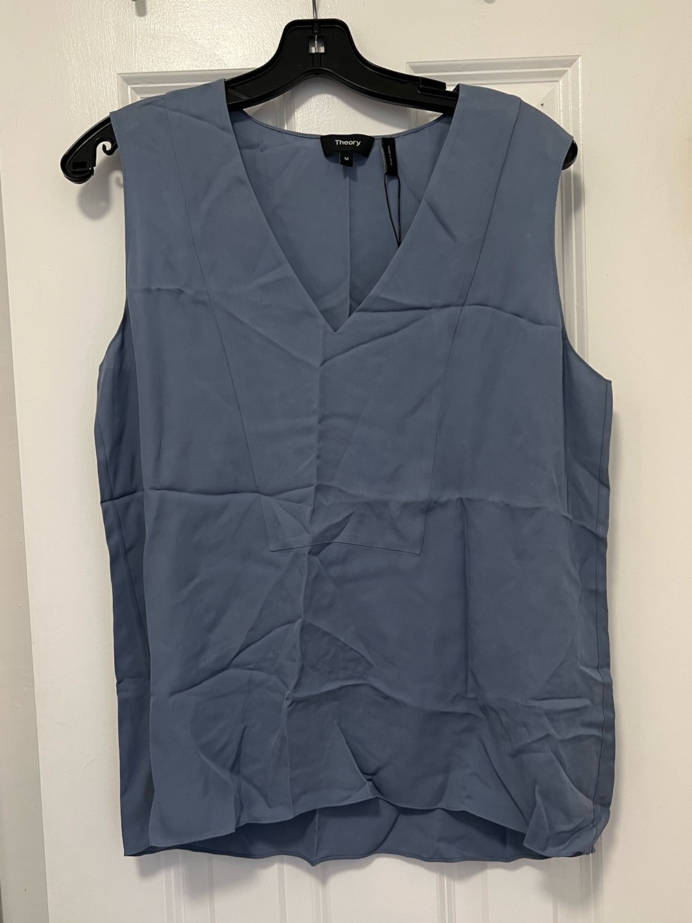 Theory 100% silk yoke shell